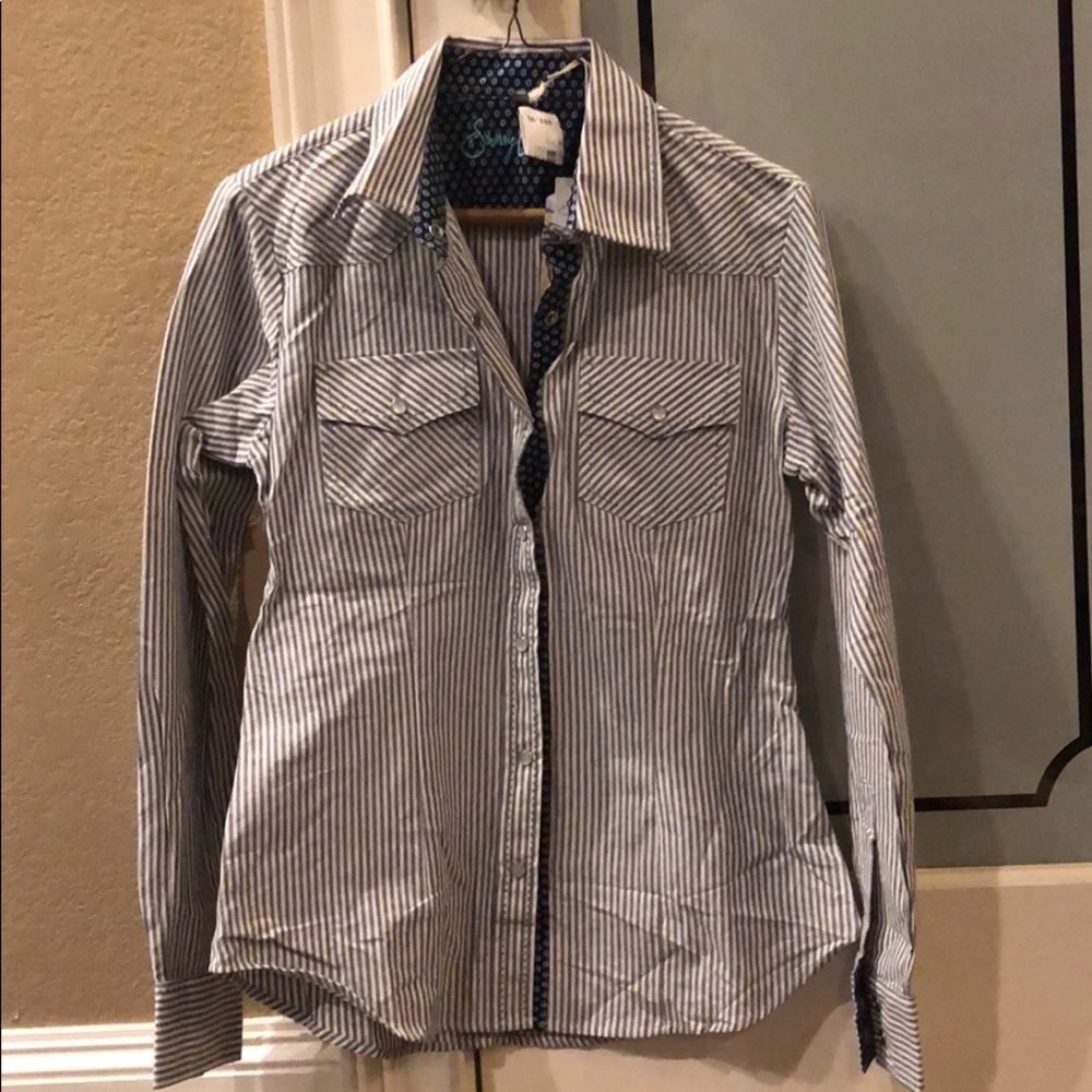Sherry Cervi long sleeve western shirt sm button